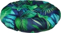 Poduszka na huśtawkę bocianie gniazdo wodoodporna 60cm - monstera/granat nr 3